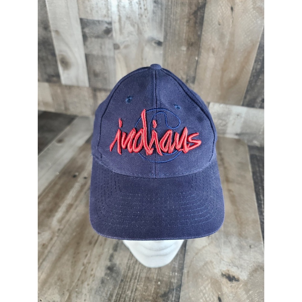 The Game Cleveland Indians Vintage Snap Back Hat Blue